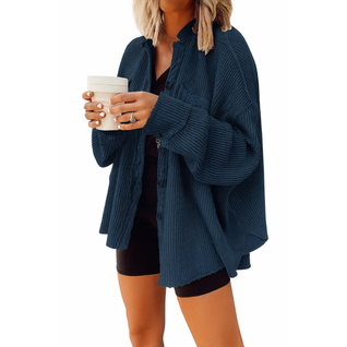 Womenβs Corduroy Button-Down Jacket