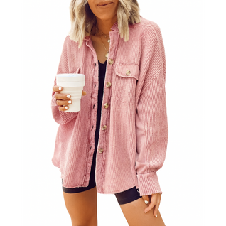 Womenβs Corduroy Button-Down Jacket