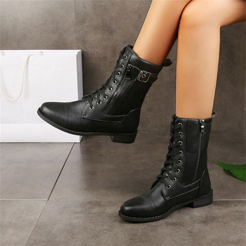 Erica Toe Side Zipper Orthopedic Boots