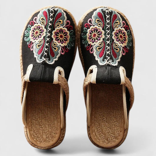 Claire | Unique Floral Mules