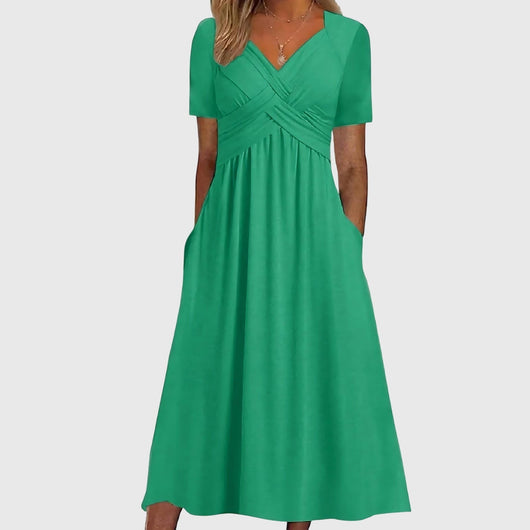 Clara | Midi Dress with Tummy Control