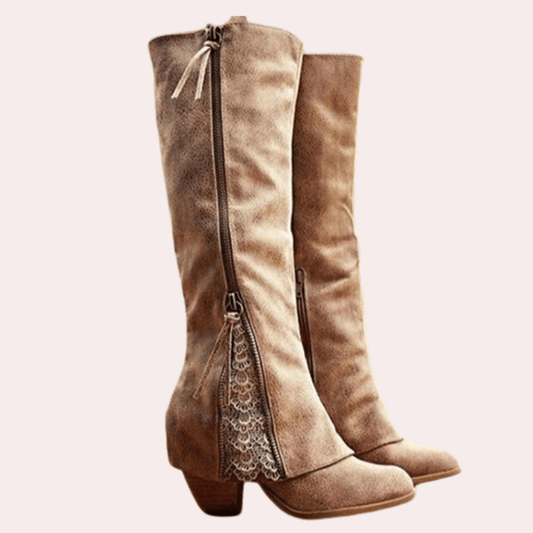 Clara Lace Rider Boots